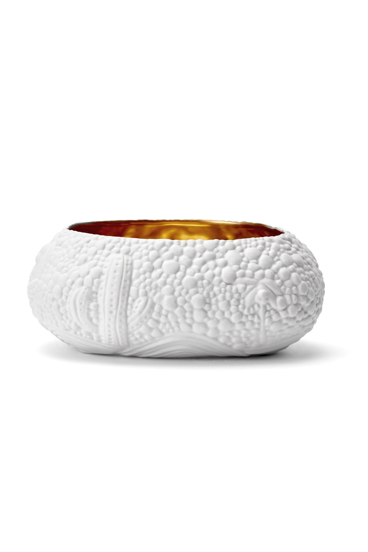 Haas Mojave Desert White+Gold Bowl-Med
