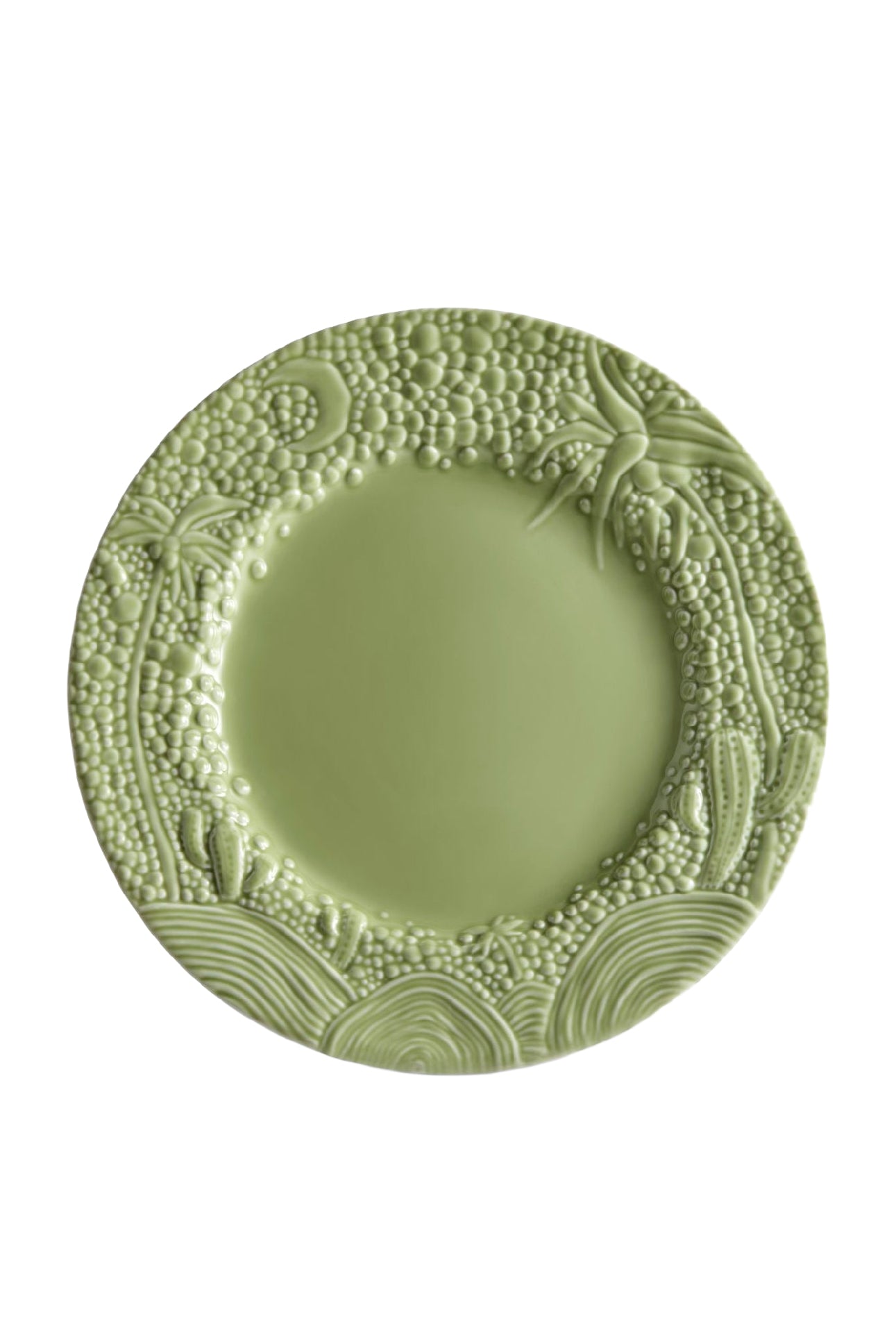 Assiette charger Haas Mojave Desert en porcelaine - Green
