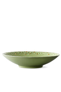 Assiette creuse Haas Mojave en or et porcelaine - Green
