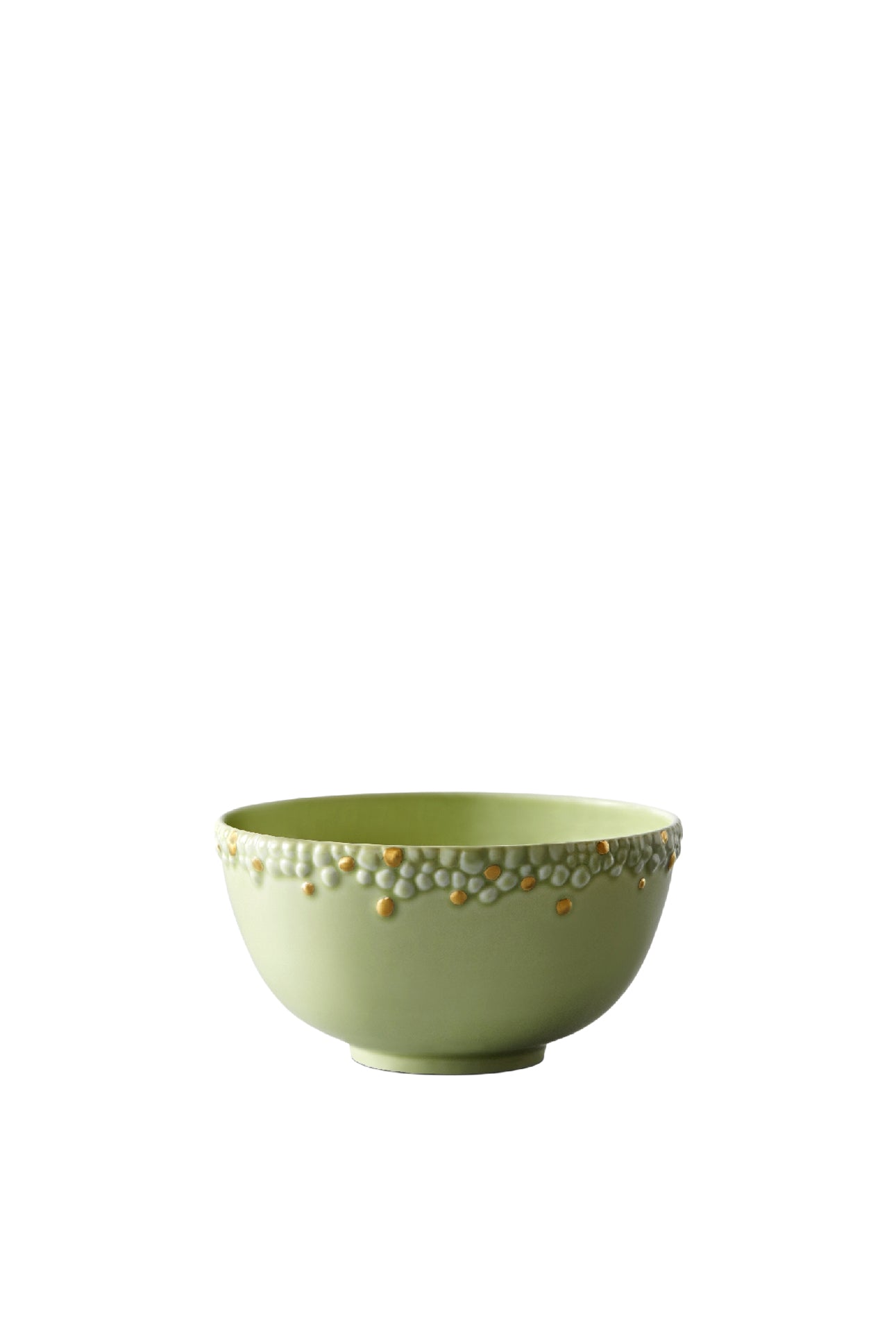 Haas Mojave gold and porcelain cereal bowl - Green