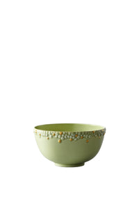 Bol Haas Mojave en porcelaine - Vert & Or