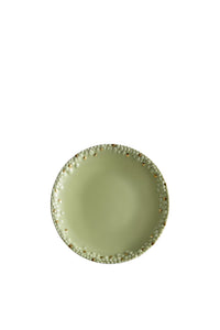 Assiette à pain & beurre Mojave Haas Brothers en porcelaine - Vert & Or