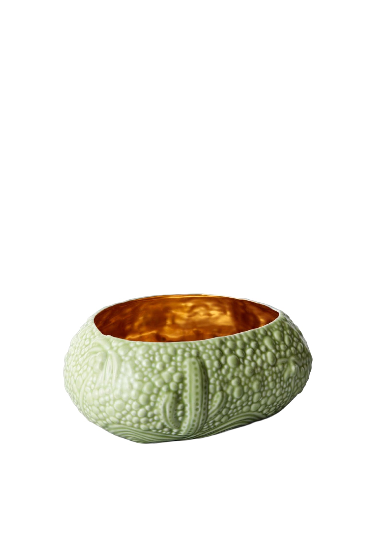 Bol Mojave Haas Brothers en porcelaine - Vert & Or