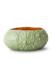Bol Mojave Haas Brothers en porcelaine - Vert & Or
