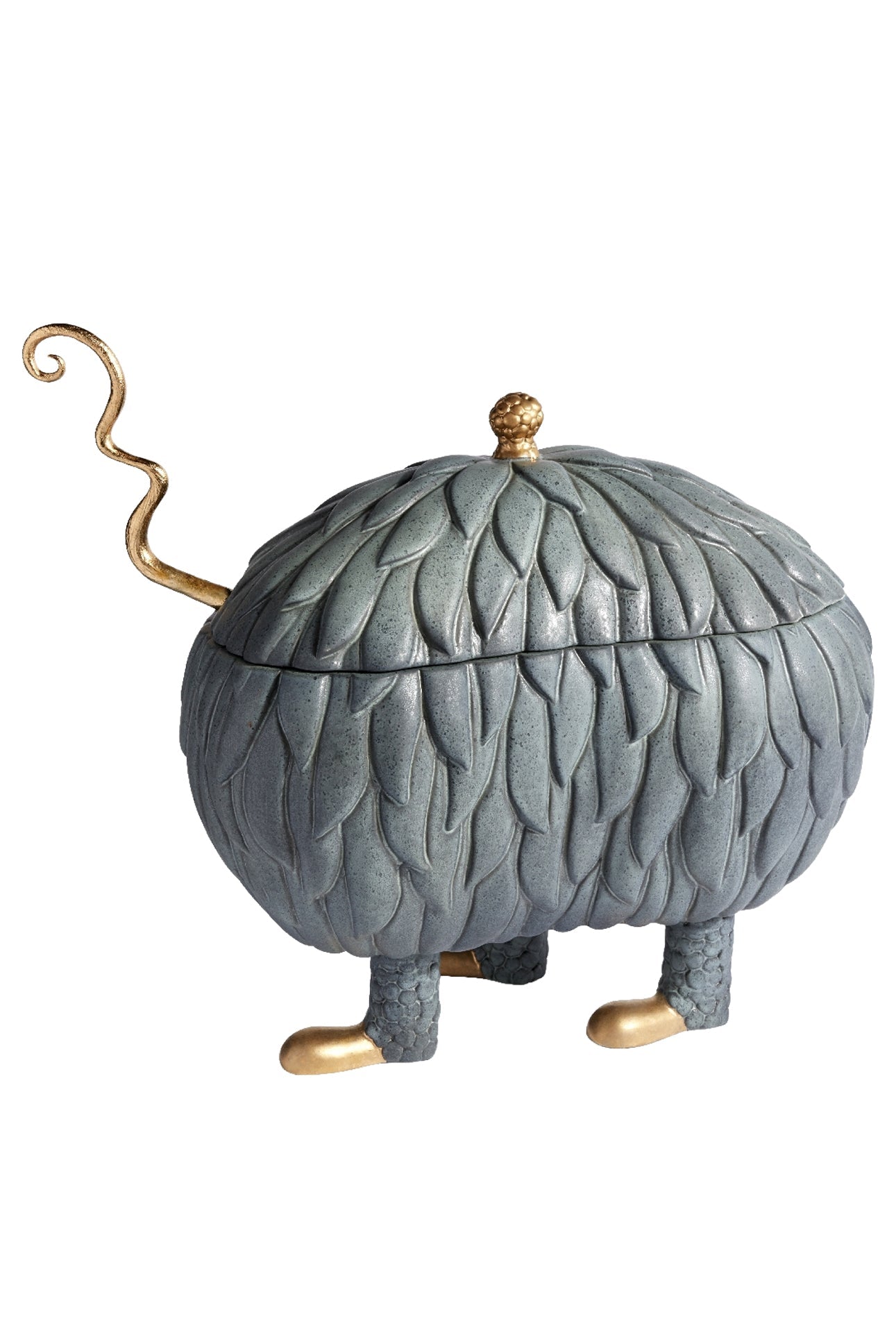 Soupière & louche torsadée Haas Brothers Monster en porcelaine - Noir