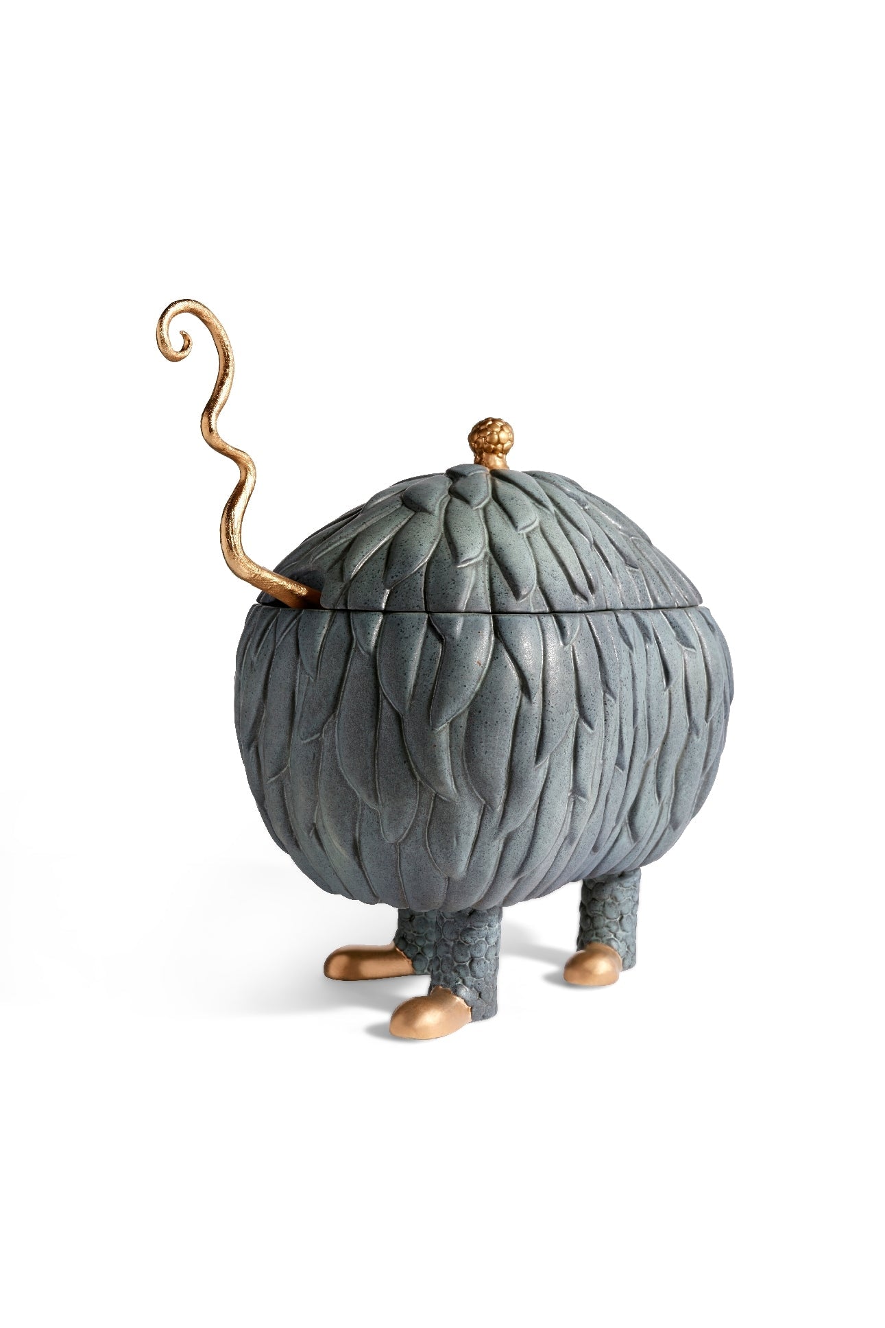 Soupière & louche torsadée Haas Brothers Monster en porcelaine - Noir