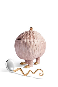 Soupière Monster & louche torsadée Haas Brothers en porcelaine - Rose