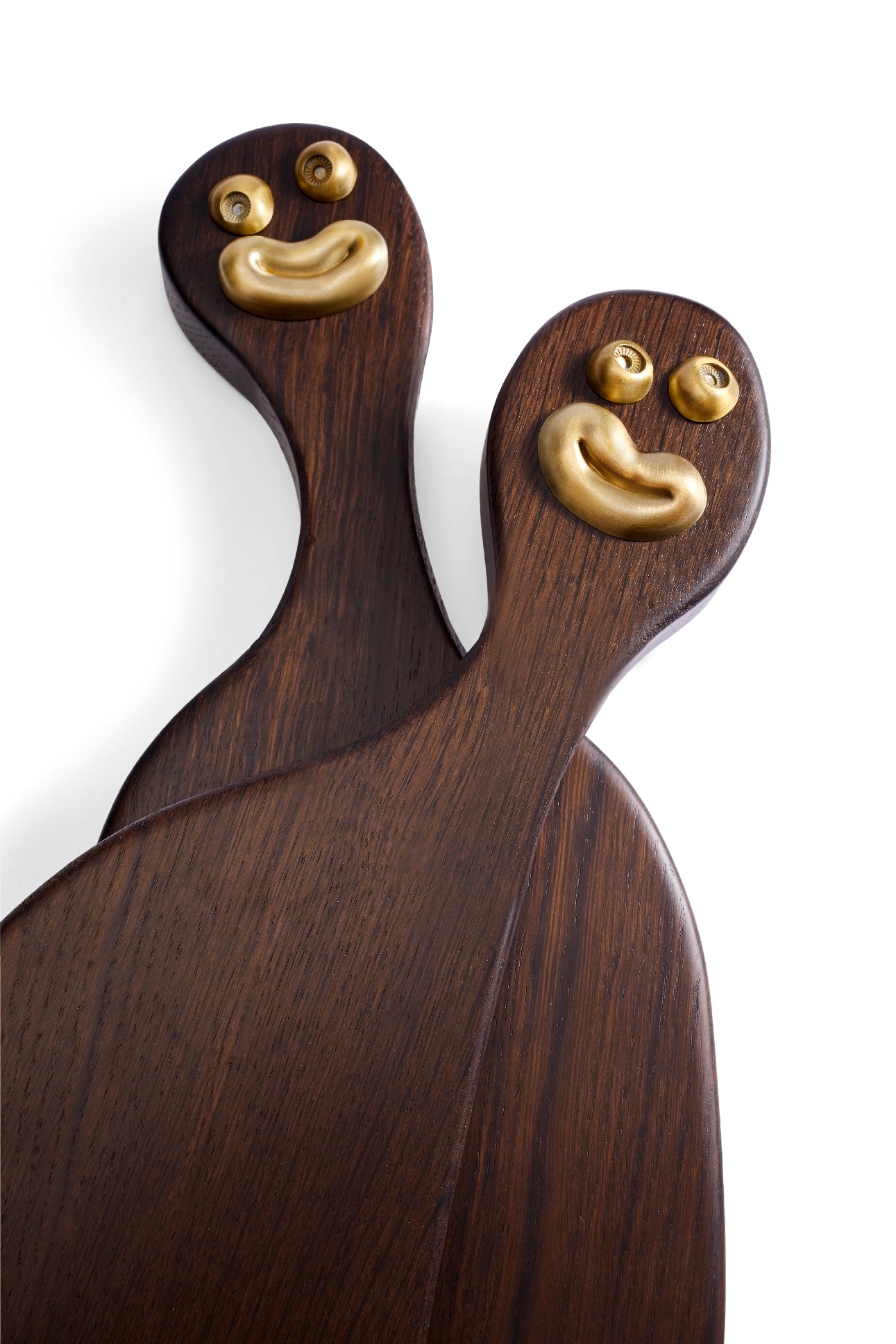 Plateaux à fromage emboîtables Haas Brothers en bois - Marron