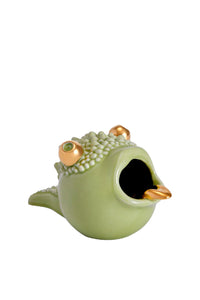 Haas Small Ashtray - Green & Gold