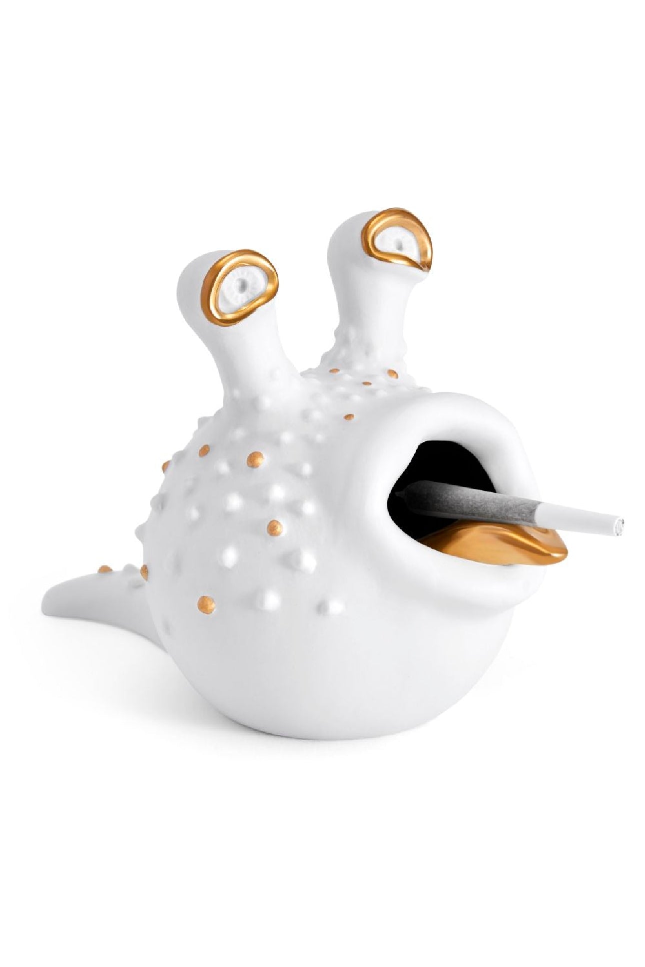 Grand cendrier Haas - White & Gold