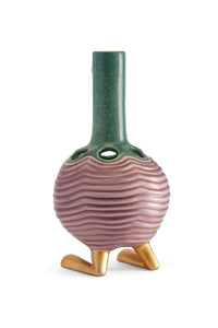 Petit ase Monster Haas Brothers en porcelaine - Rose & Vert
