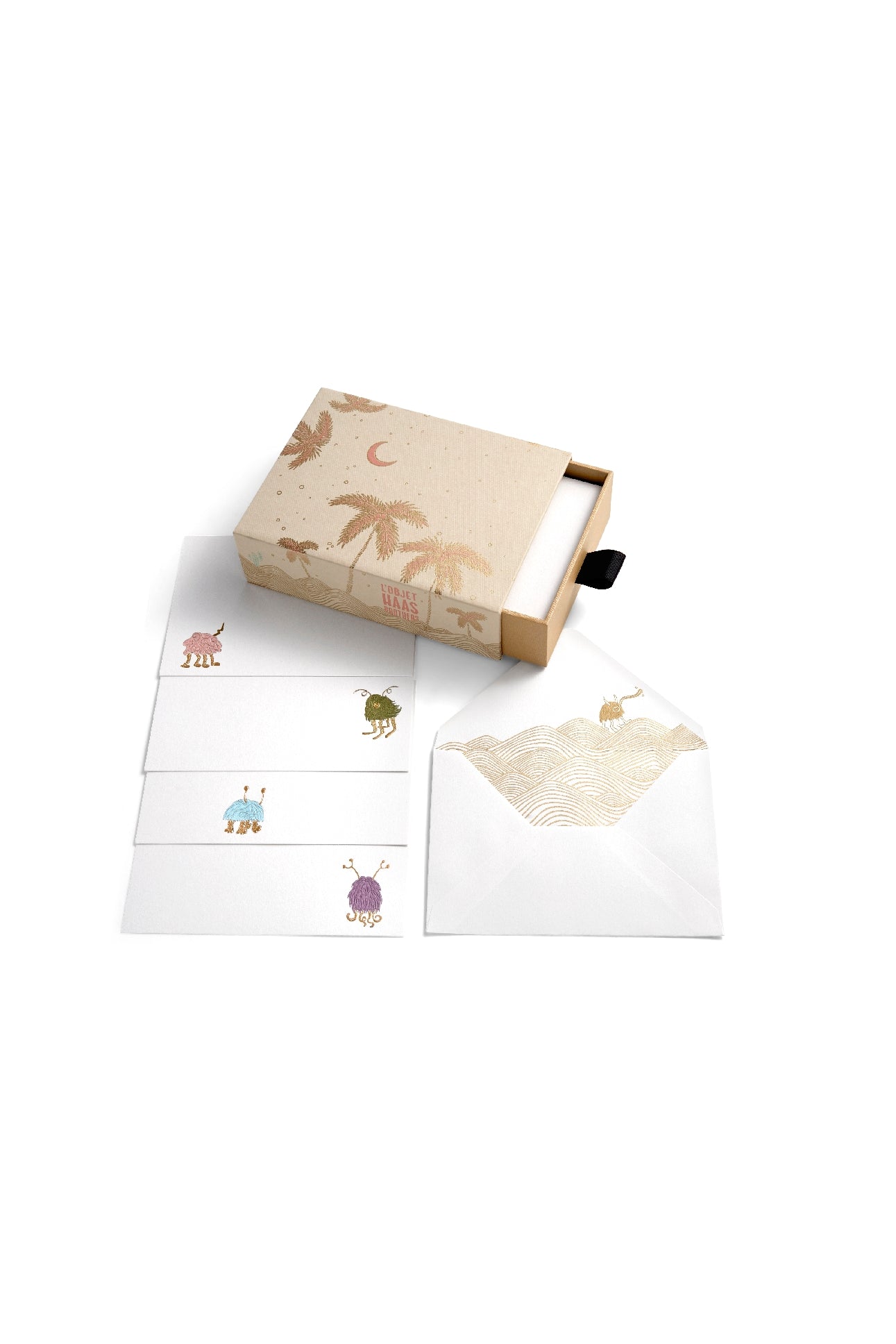 Set de papeterie Haas Brothers - Beige