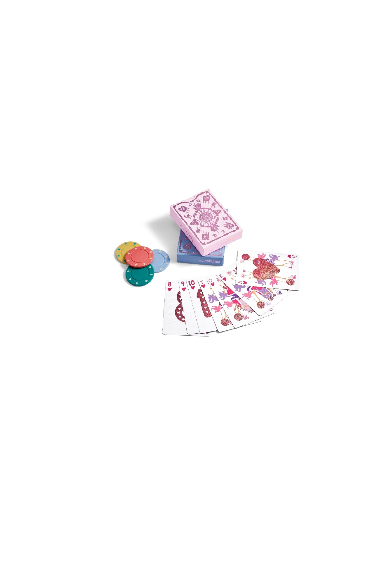 Coffret de poker Haas - Pink
