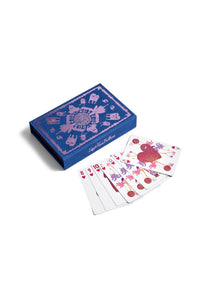 Set de 2 jeux de cartes Haas Jeux - Violet
