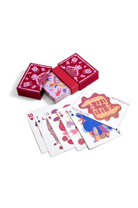 Cartes à jouer géantes Haas Brothers - Rose