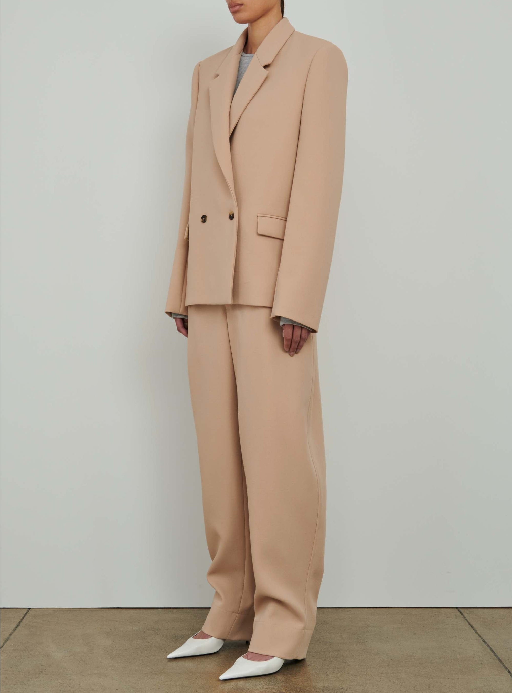 Blazer HB en laine - Biscuit