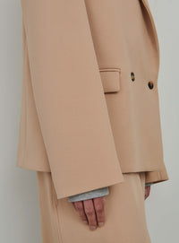 Blazer HB en laine - Biscuit