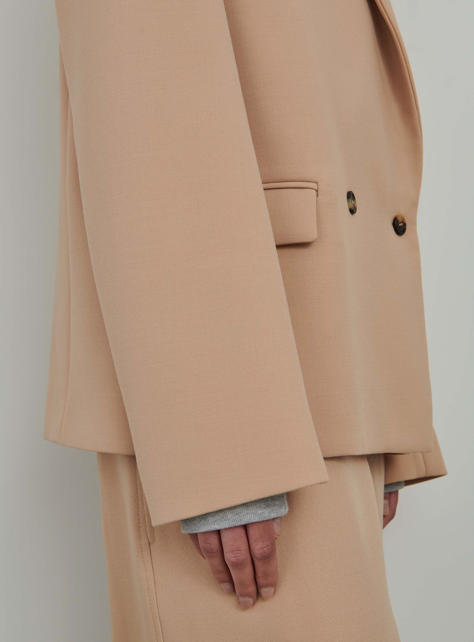 Blazer HB en laine - Biscuit