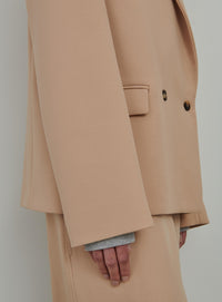 Blazer HB en laine - Biscuit