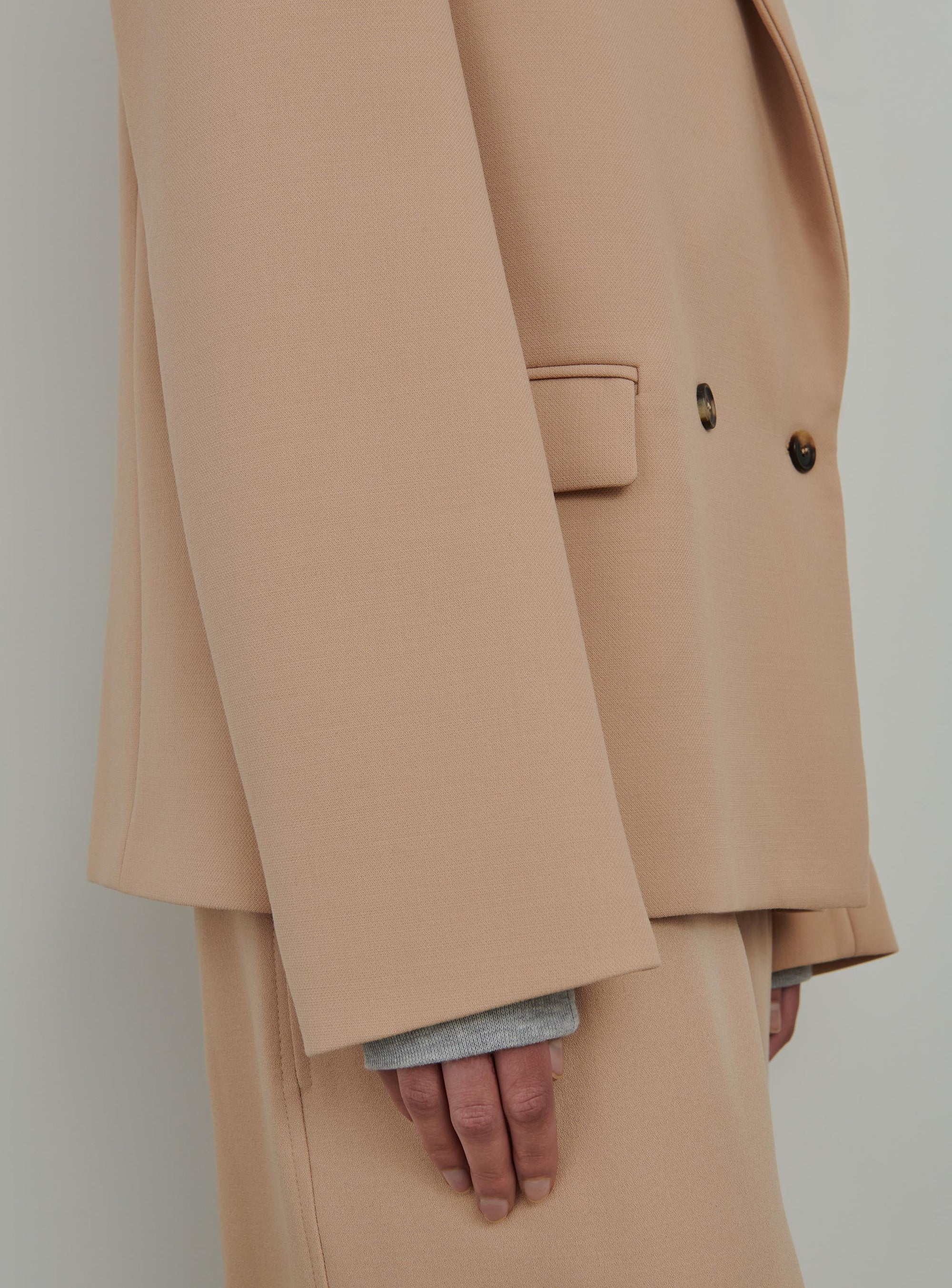 Blazer HB en laine - Biscuit