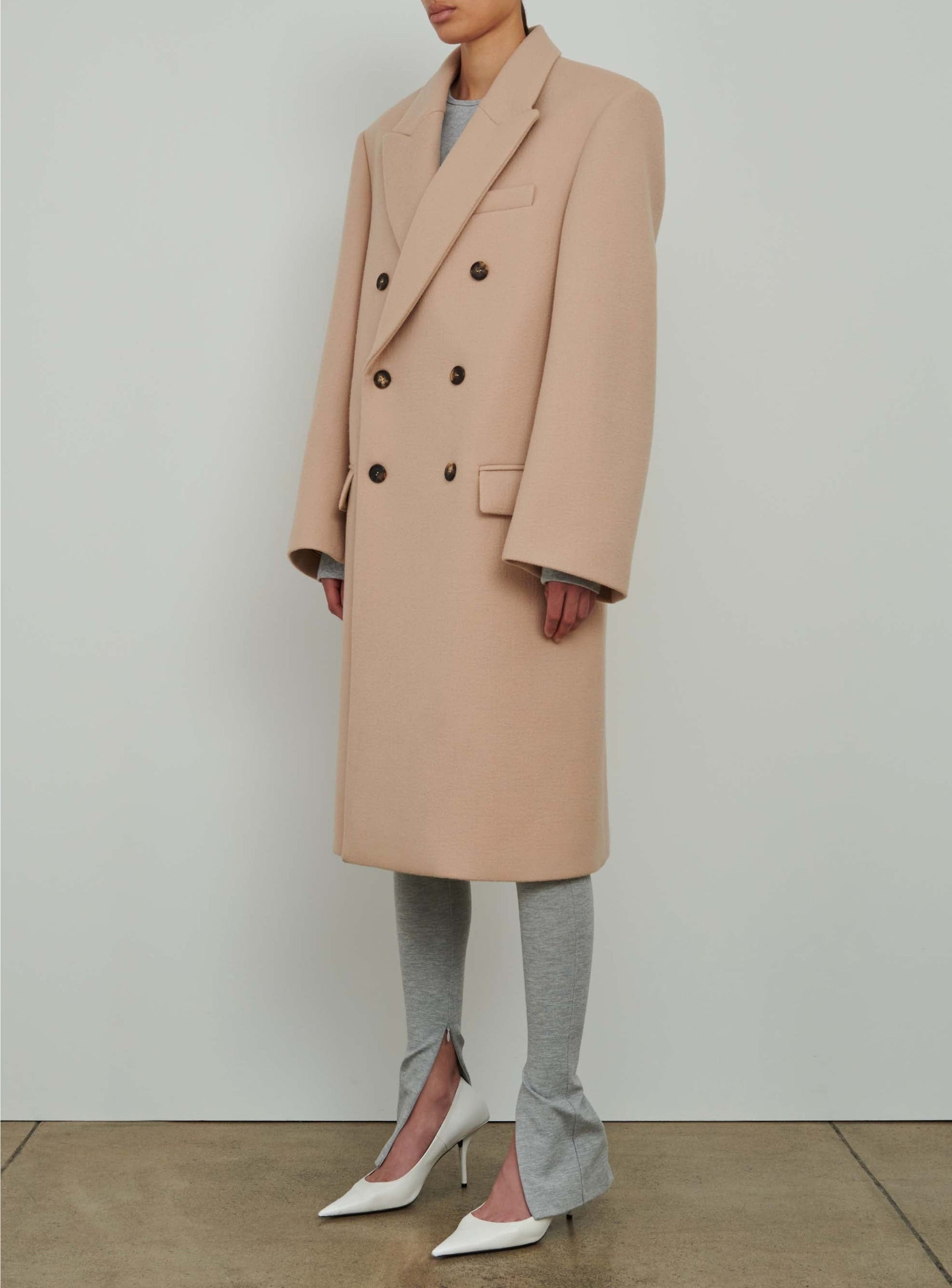 HB Coat - Biscuit