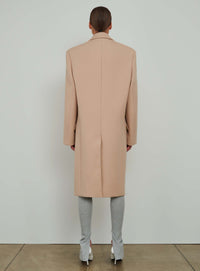 Manteau HB en laine - Biscuit