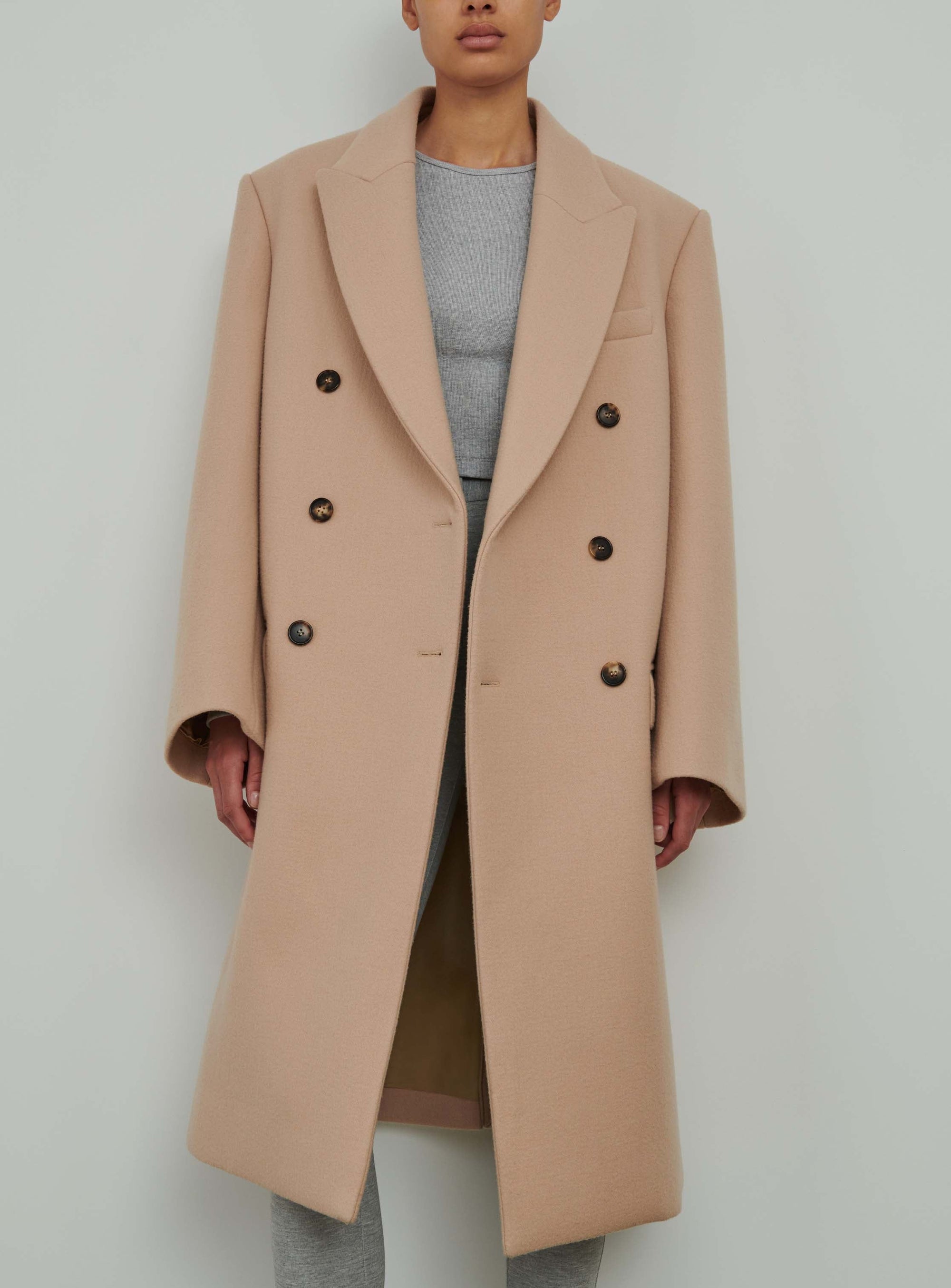 HB Coat - Biscuit