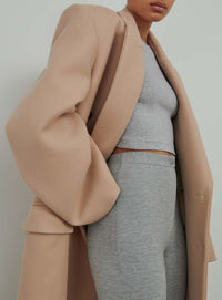HB Coat - Biscuit