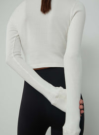 HB Long Sleeve Tee - Off White
