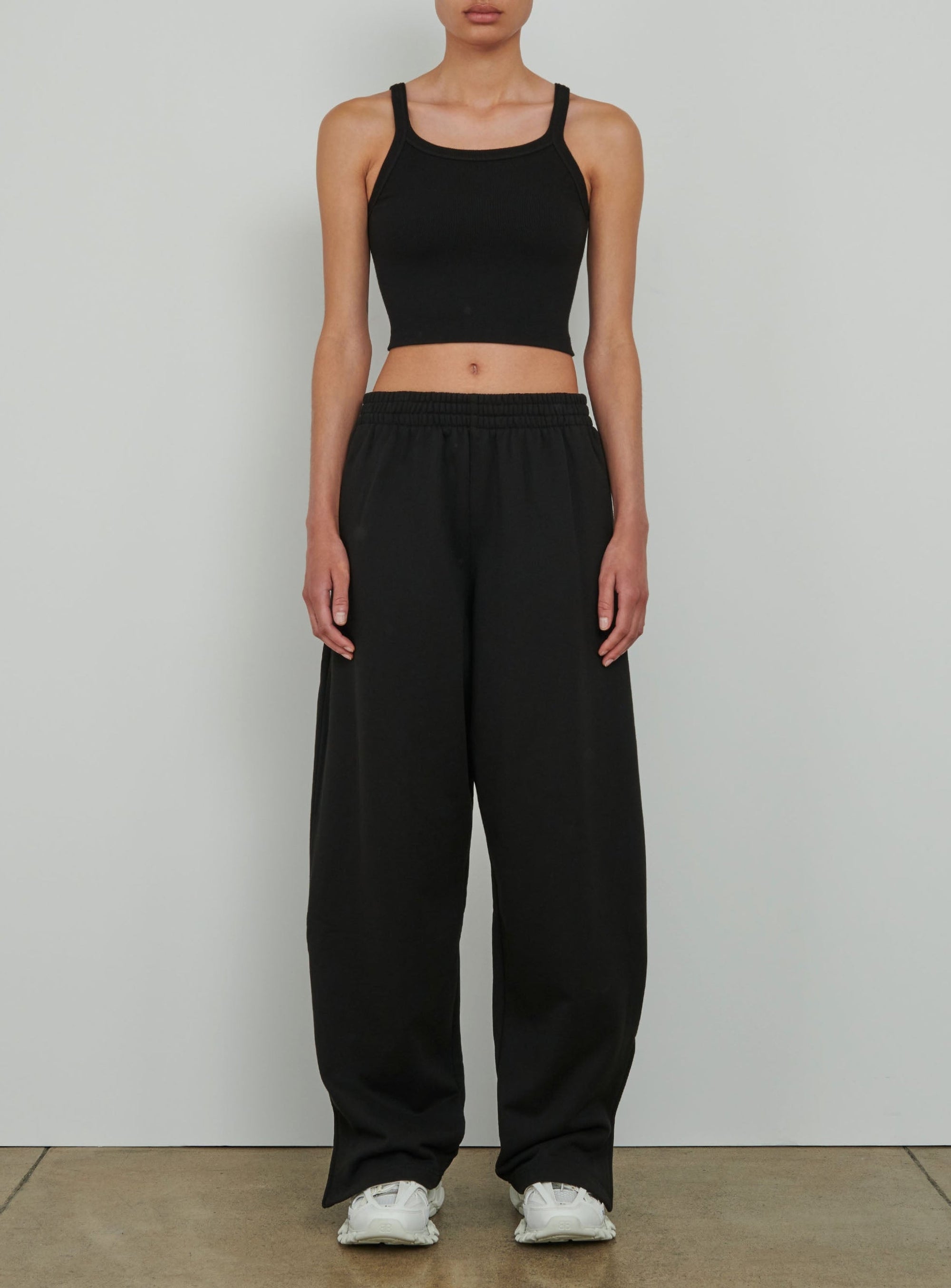 HB Ribbed Tank - Black