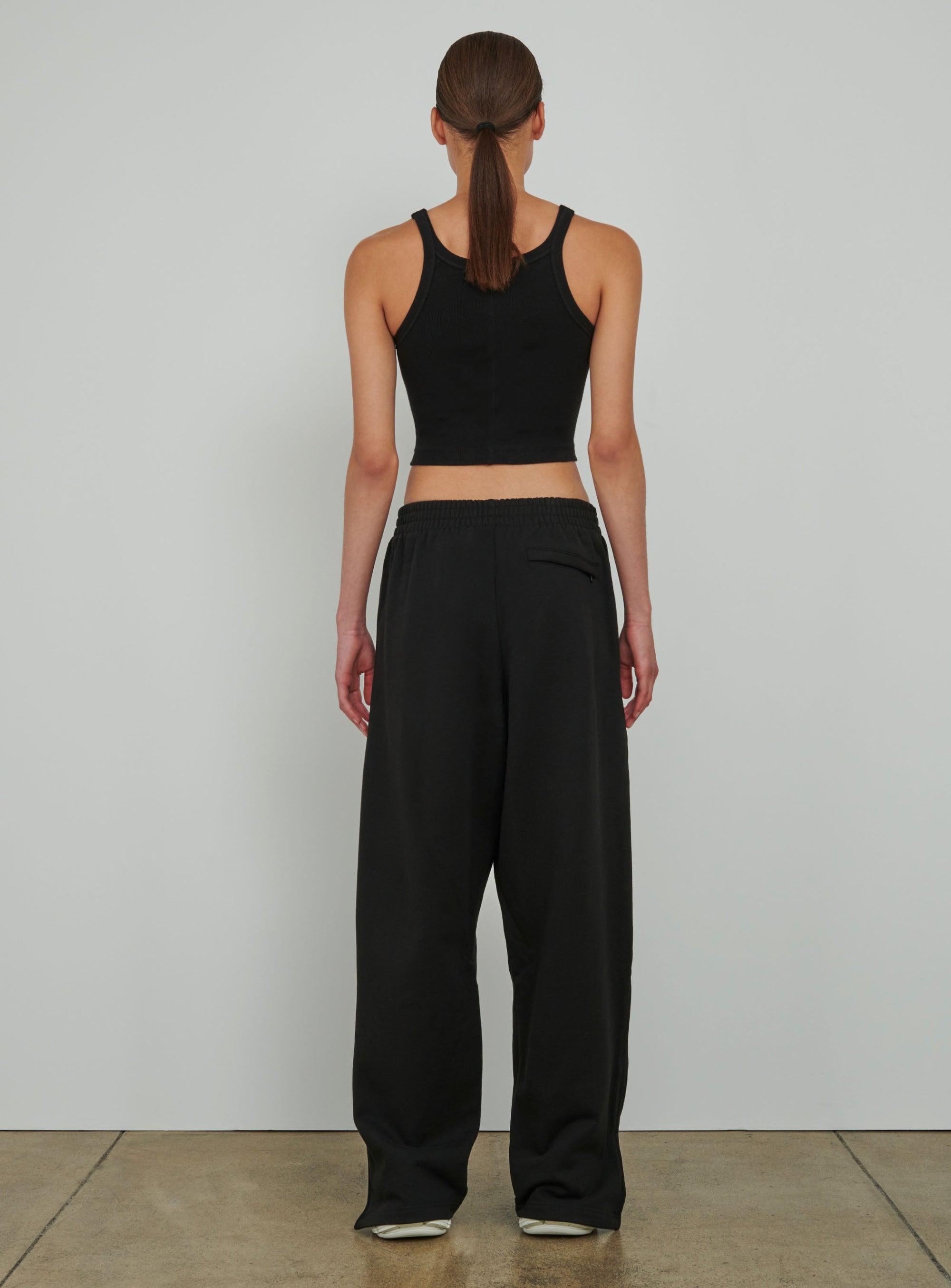 HB Ribbed Tank - Black