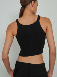 HB Ribbed Tank - Black
