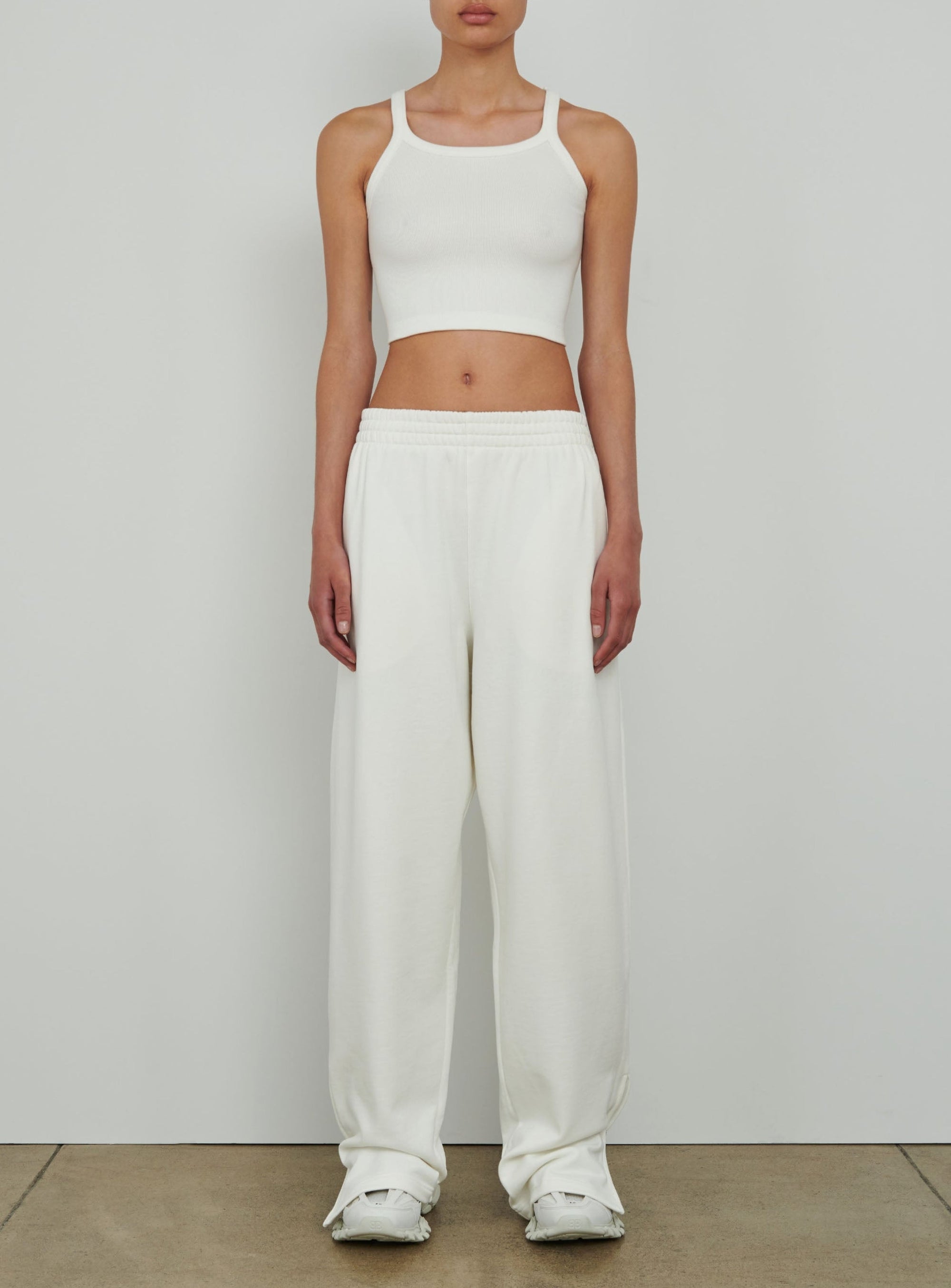 HB Ribbed Tank - Off White