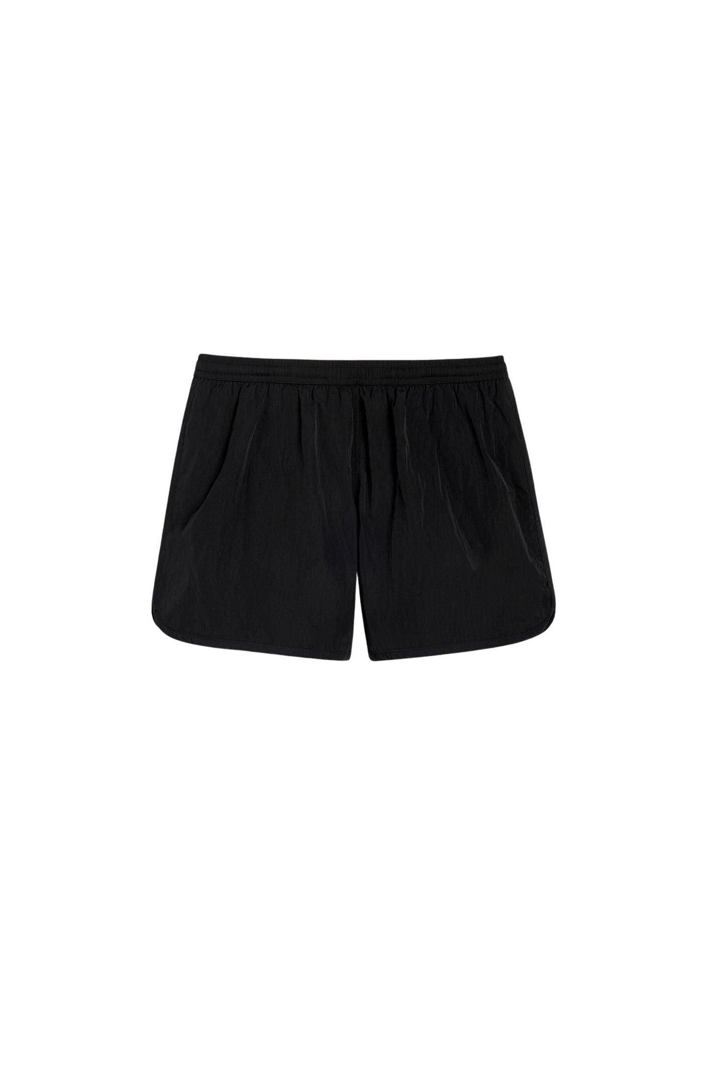Short de bain à taille élastiquée - Black
