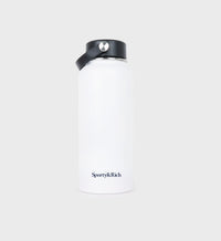 Gourde Health is Weal avec lanière - White
