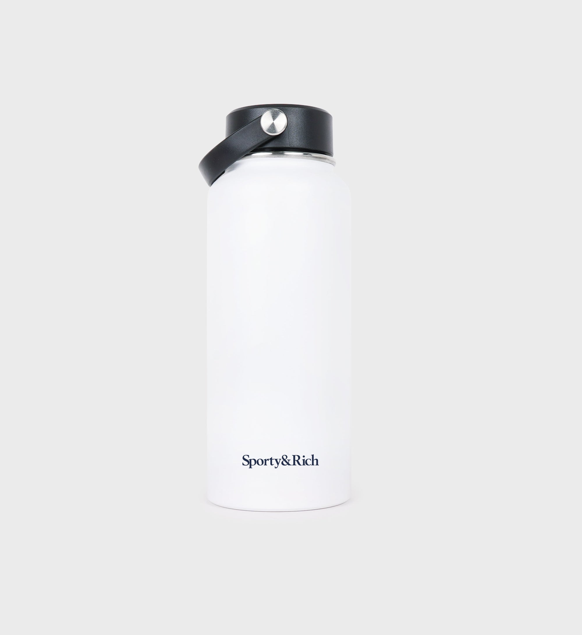 Gourde Health is Weal avec lanière - White