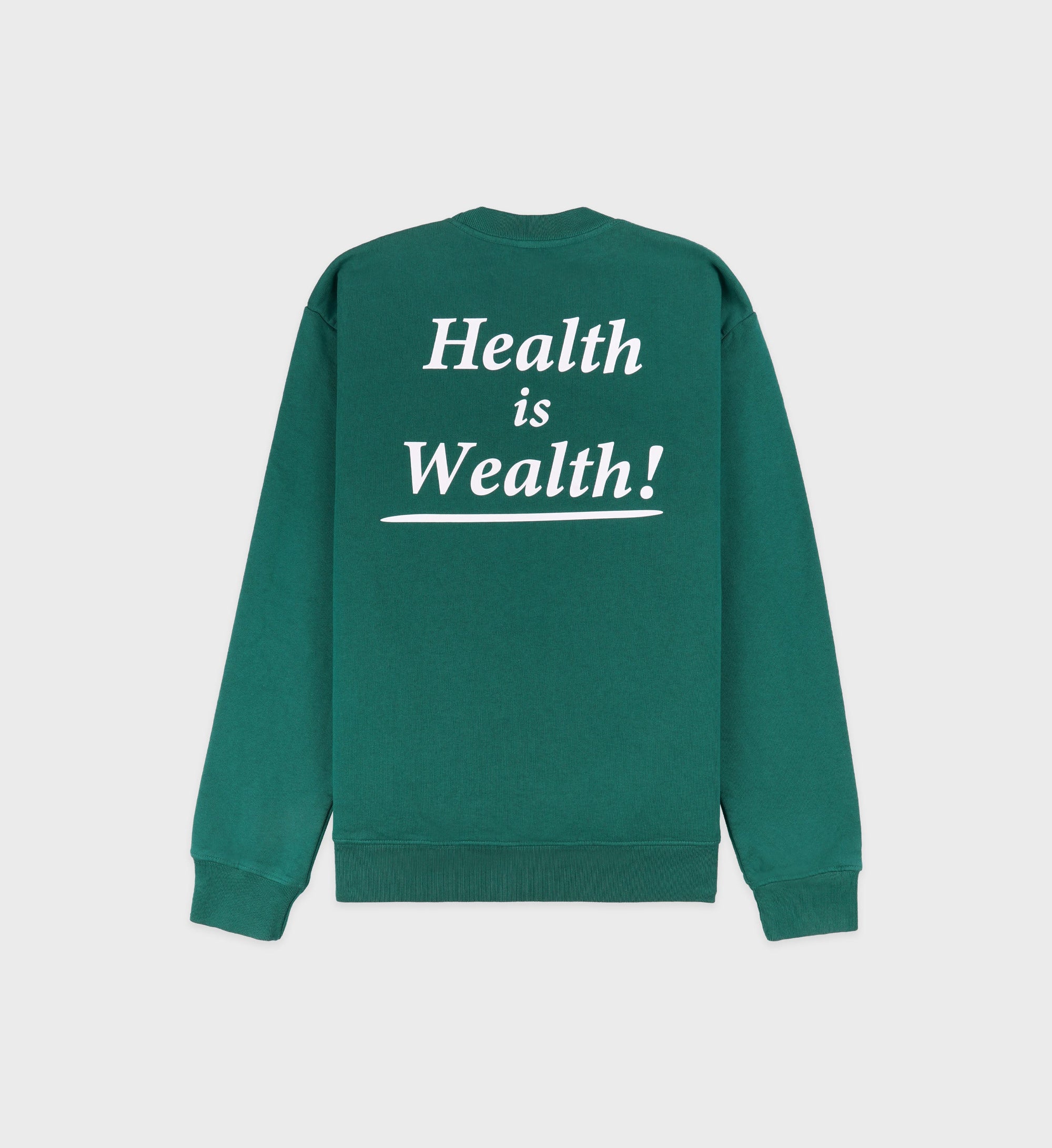 Sweatshirt Health Is Weal imprimé - Alpine