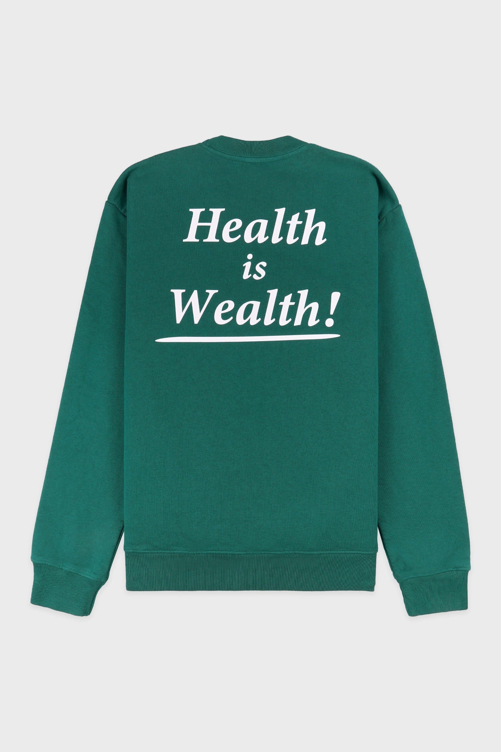 Sweatshirt Health Is Weal imprimé - Alpine