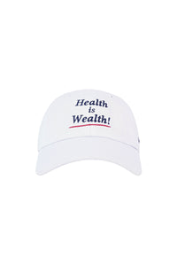 Casquette Health is Weal en tissu - White
