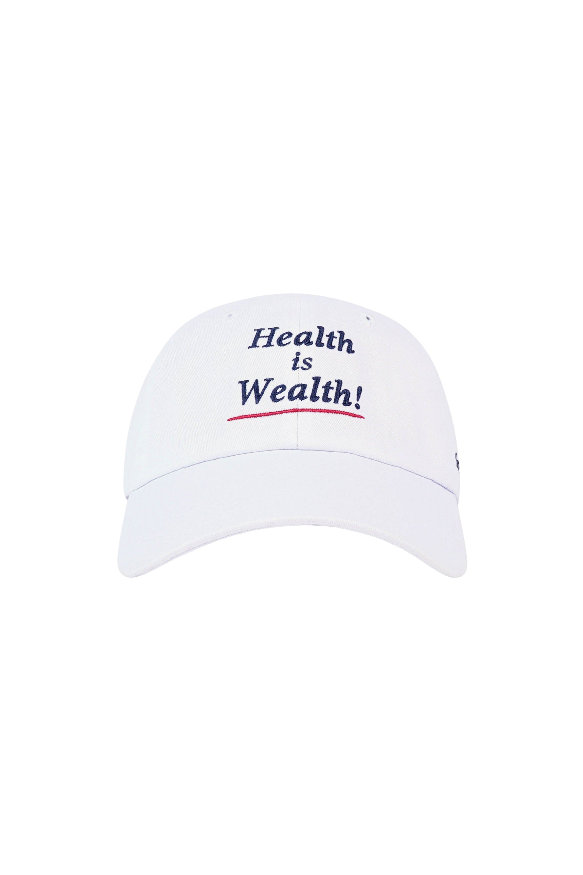 Casquette Health is Weal en tissu - White