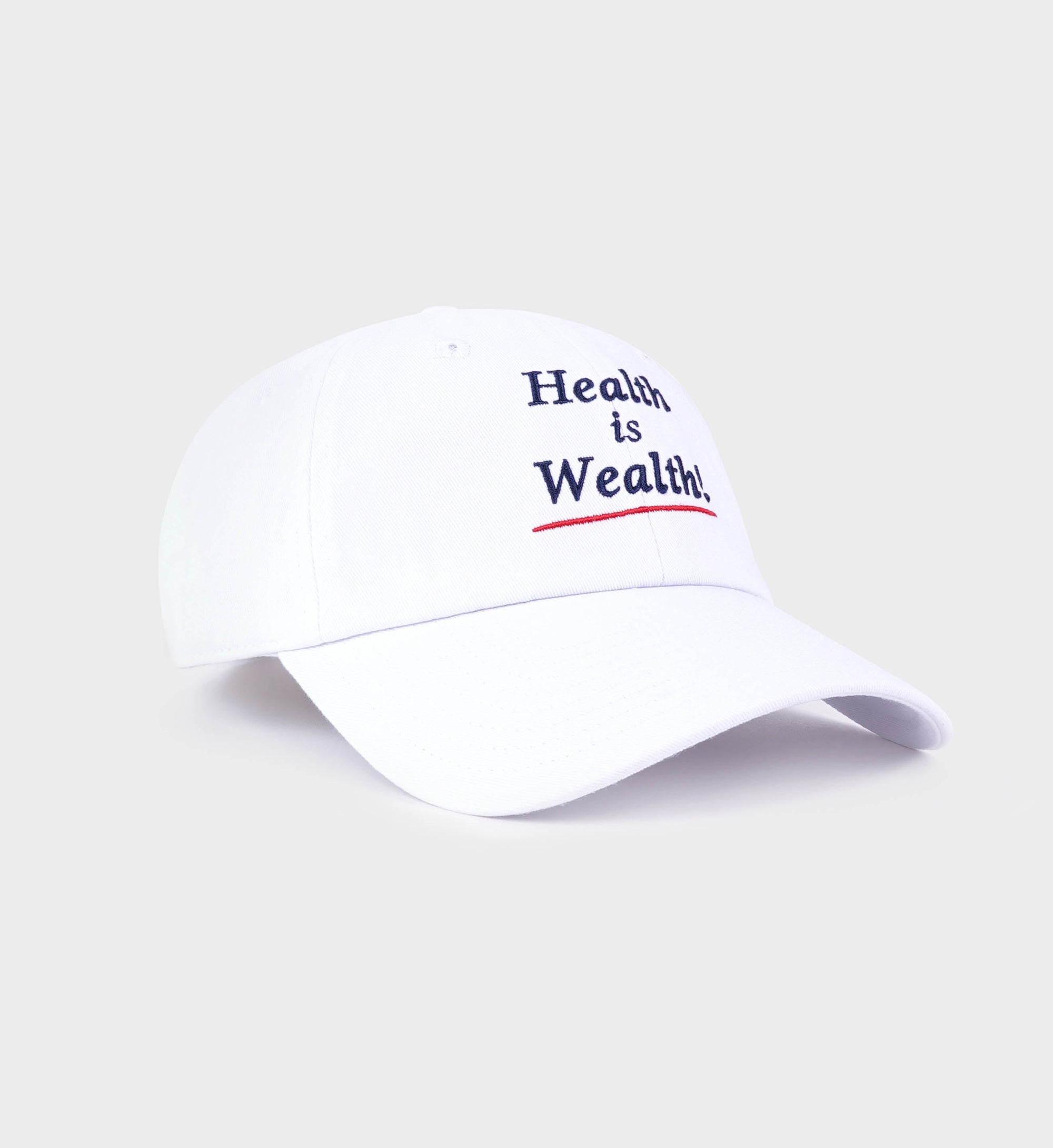 Casquette Health is Weal en tissu - White
