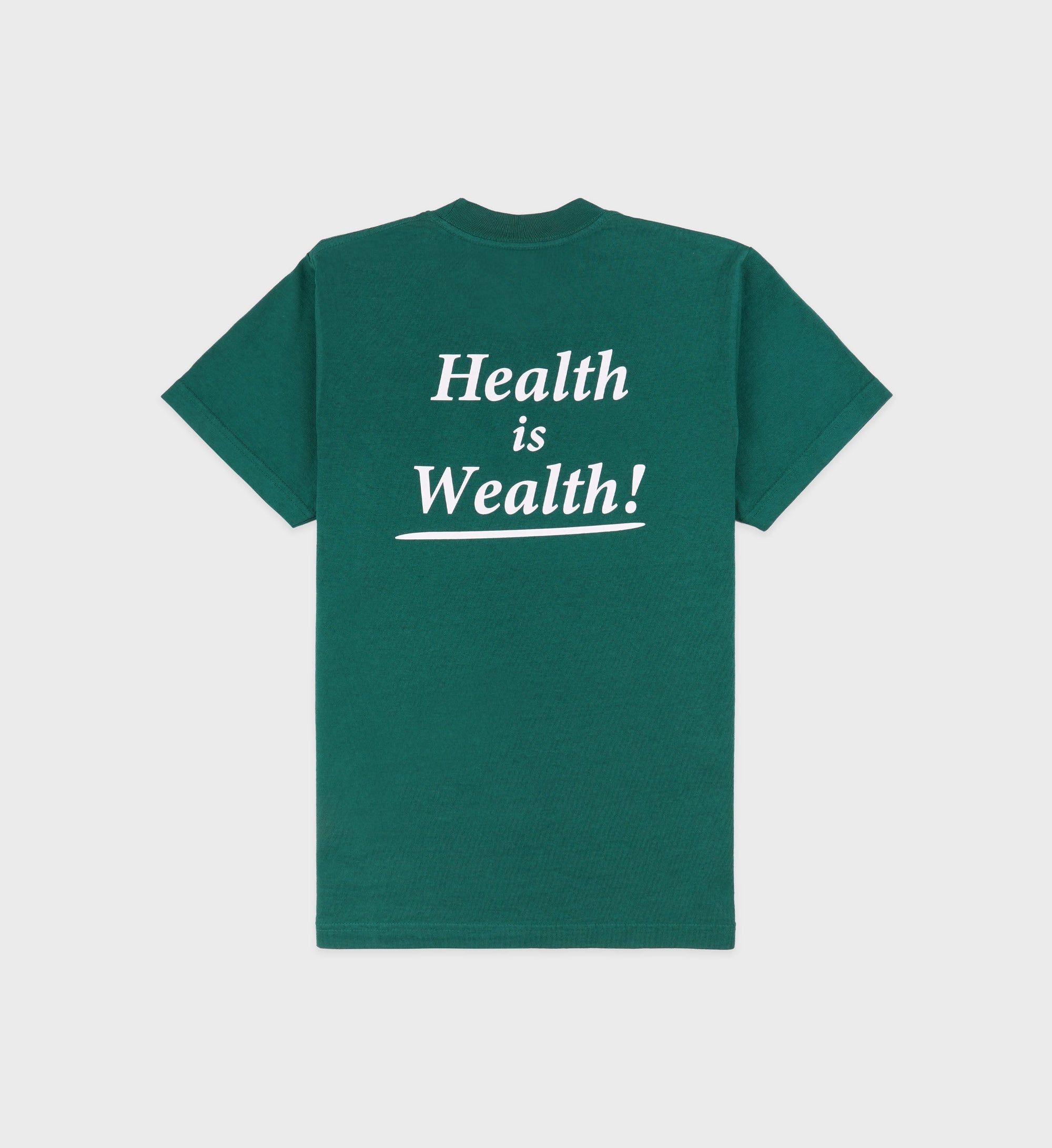 T-shirt Health Is Weal à impression - Alpine