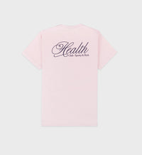 T-shirt Health Scirpt imprimé - Pink Dolphin