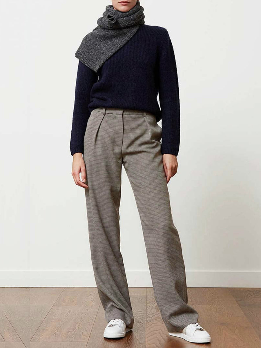 2qty RELIQUAT 60€ 0%  / Pantalon Hector à pinces - Black