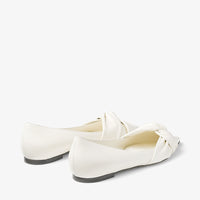 Hedera flat leather ballerinas - Latte