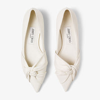 Hedera flat leather ballerinas - Latte