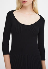 Combi-short Helena côtelée - Black