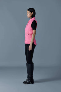 Bright Pink Ladies light Down Vest