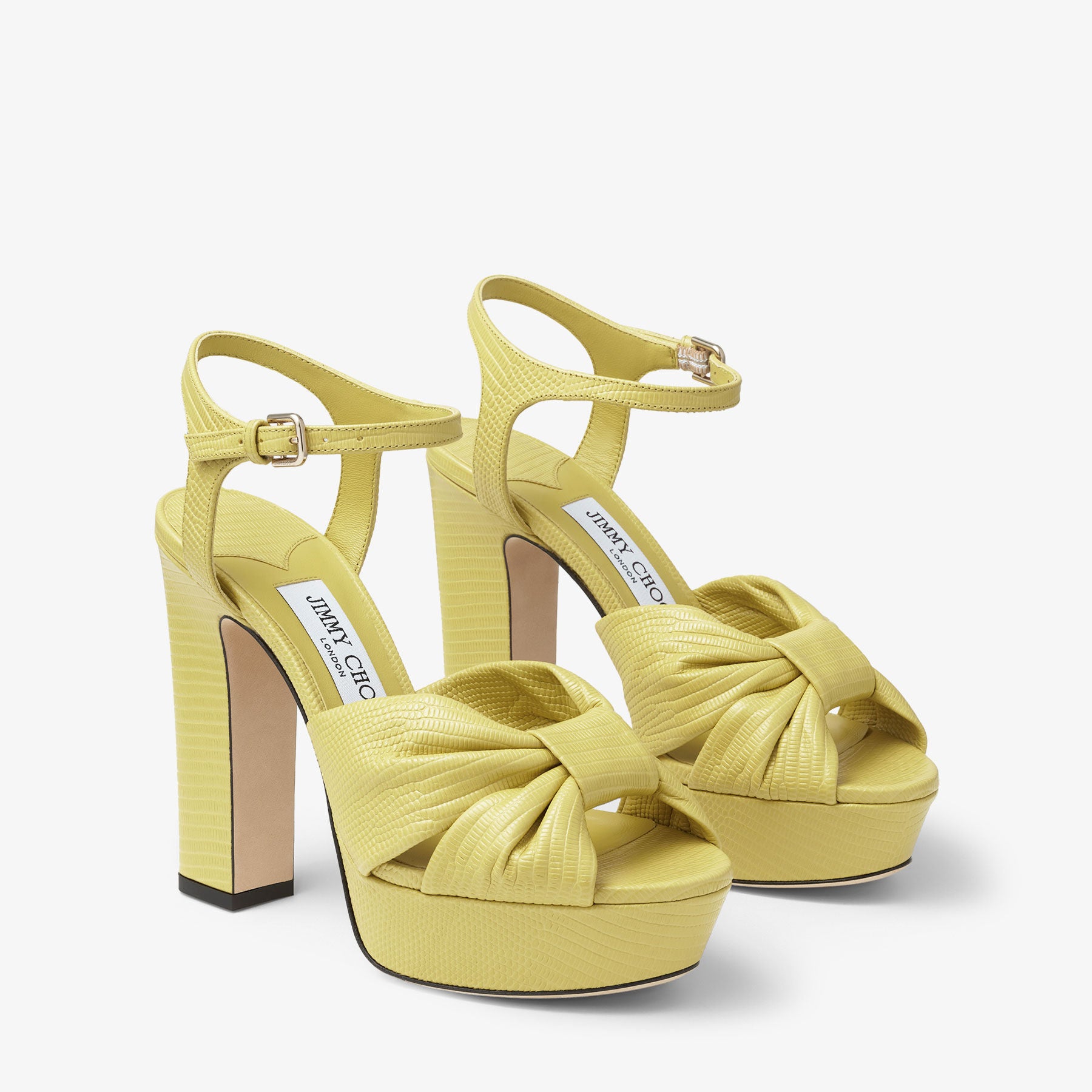 ZNO STOCK 0 / Reco 200 SUNBLEACHED YELLOW Sandal HELOISE 120