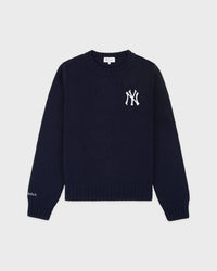 Pull en maille Heritage Yankees Serif - Bleu marine/Écru